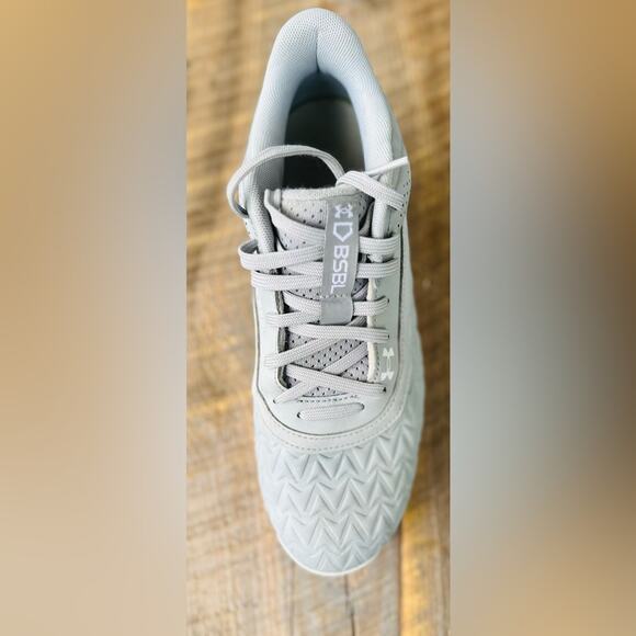 Under Armour Men’s Leadoff Low RM 3.0 Light Gray Molded Baseball Cleats. Sz 6.5 - Picture 6 of 12